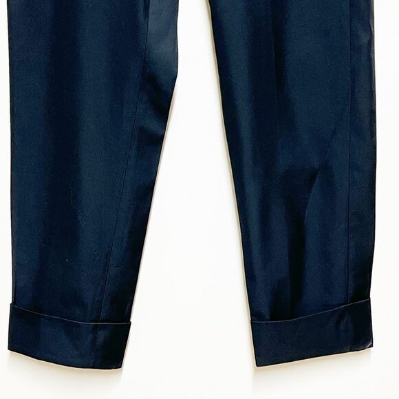 Vince Cuffed Wide Leg Straight Leg Pant in Coastal Navy Size 0 - Picture 6 of 8